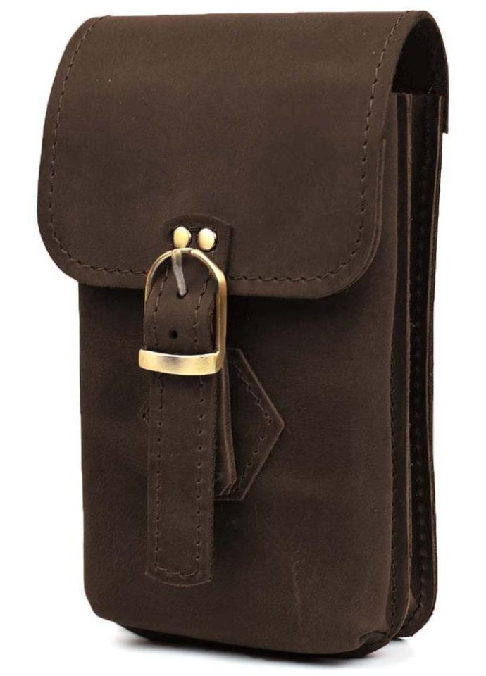 Сумка мужская кожаная на ремень месенджер в дорогу для документов клатч для телефона сумочка на пояс TARWA (332769007)