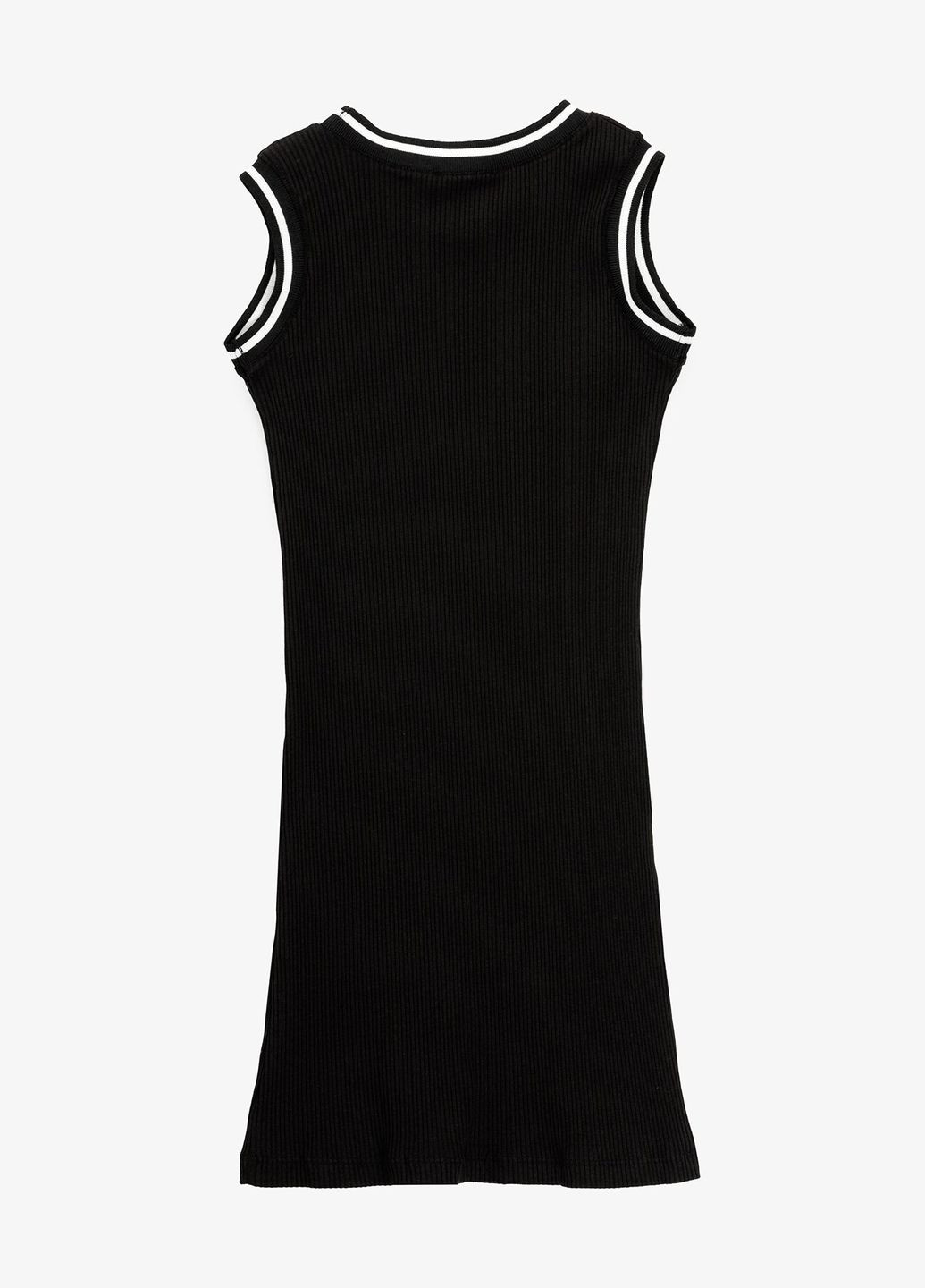 Чёрное платье с принтом для девочки 5287 152 см черный shop (2000991015869) Viollen (361498748)