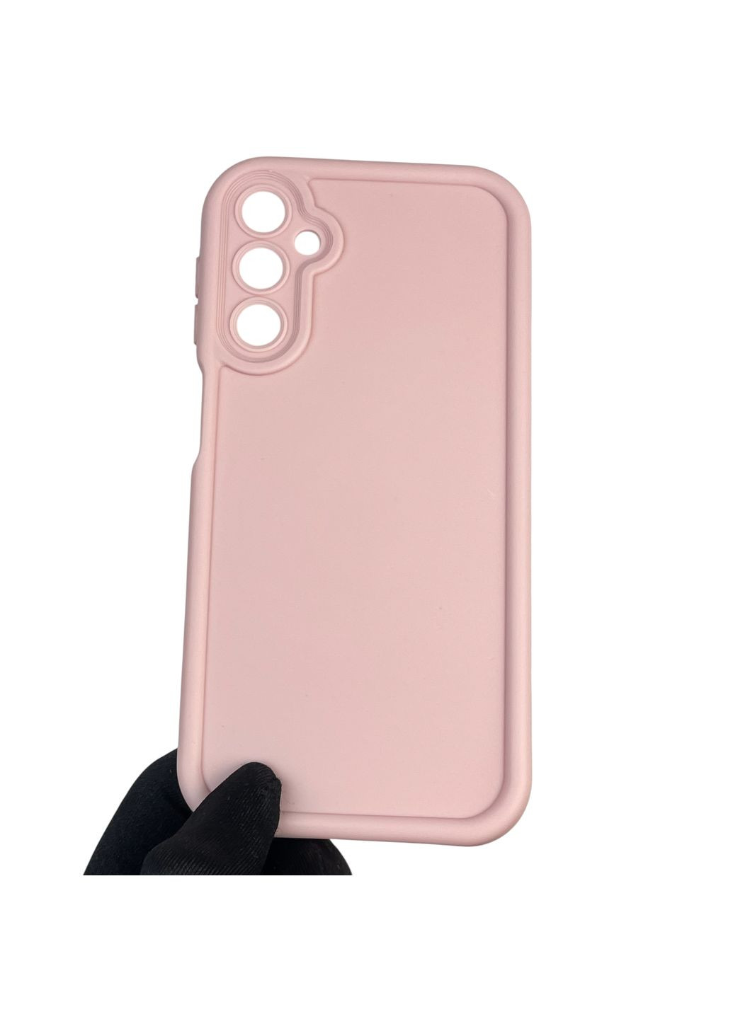 Чохол силіконовий Soft Touch для Galaxy A24 (SM-A245F) пудровий (Повний захист камери) Samsung (366390097)