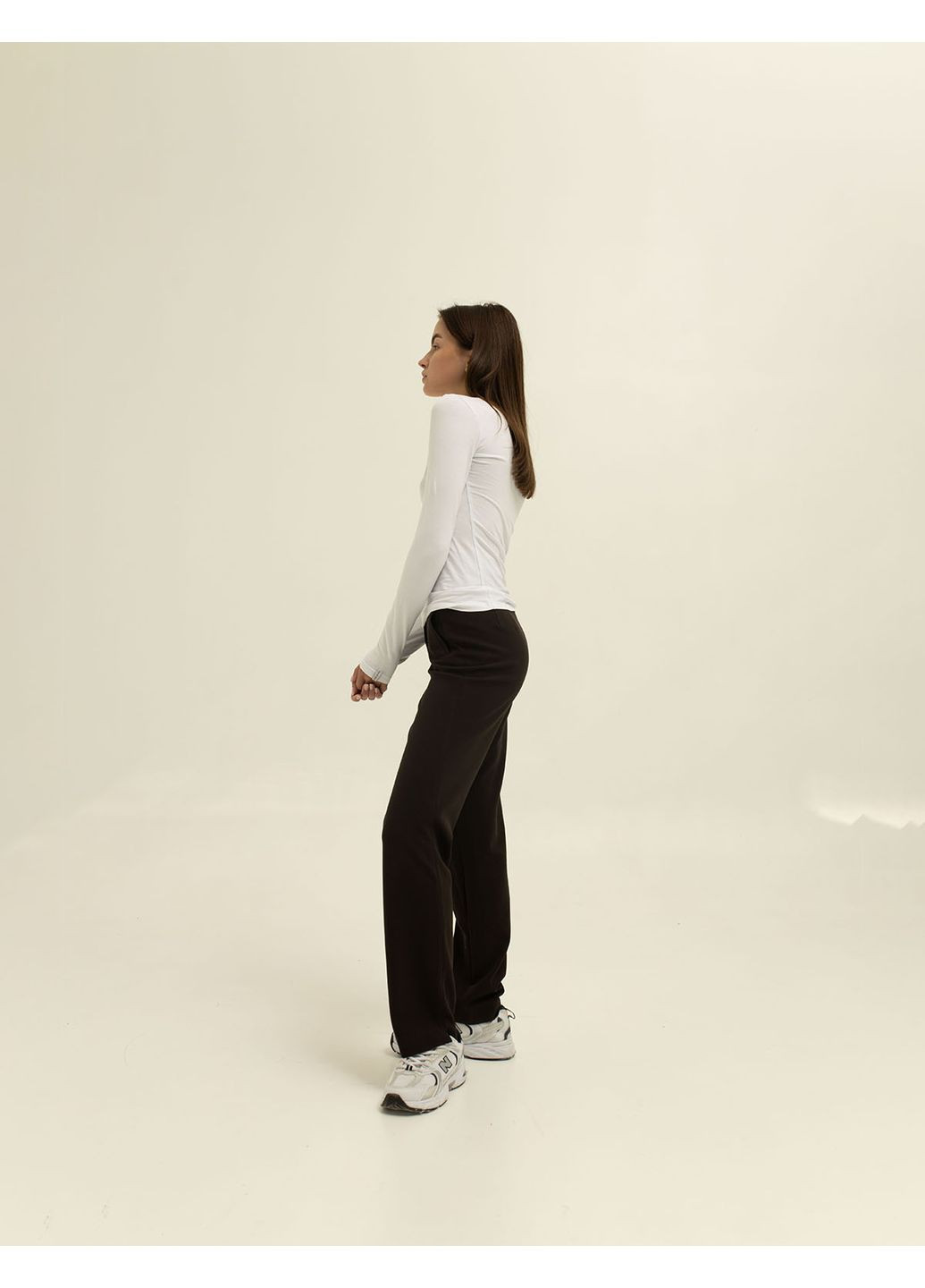 Женский лонгслив приталенный (0013000BORL) Casual Trend №130 - (361029249)