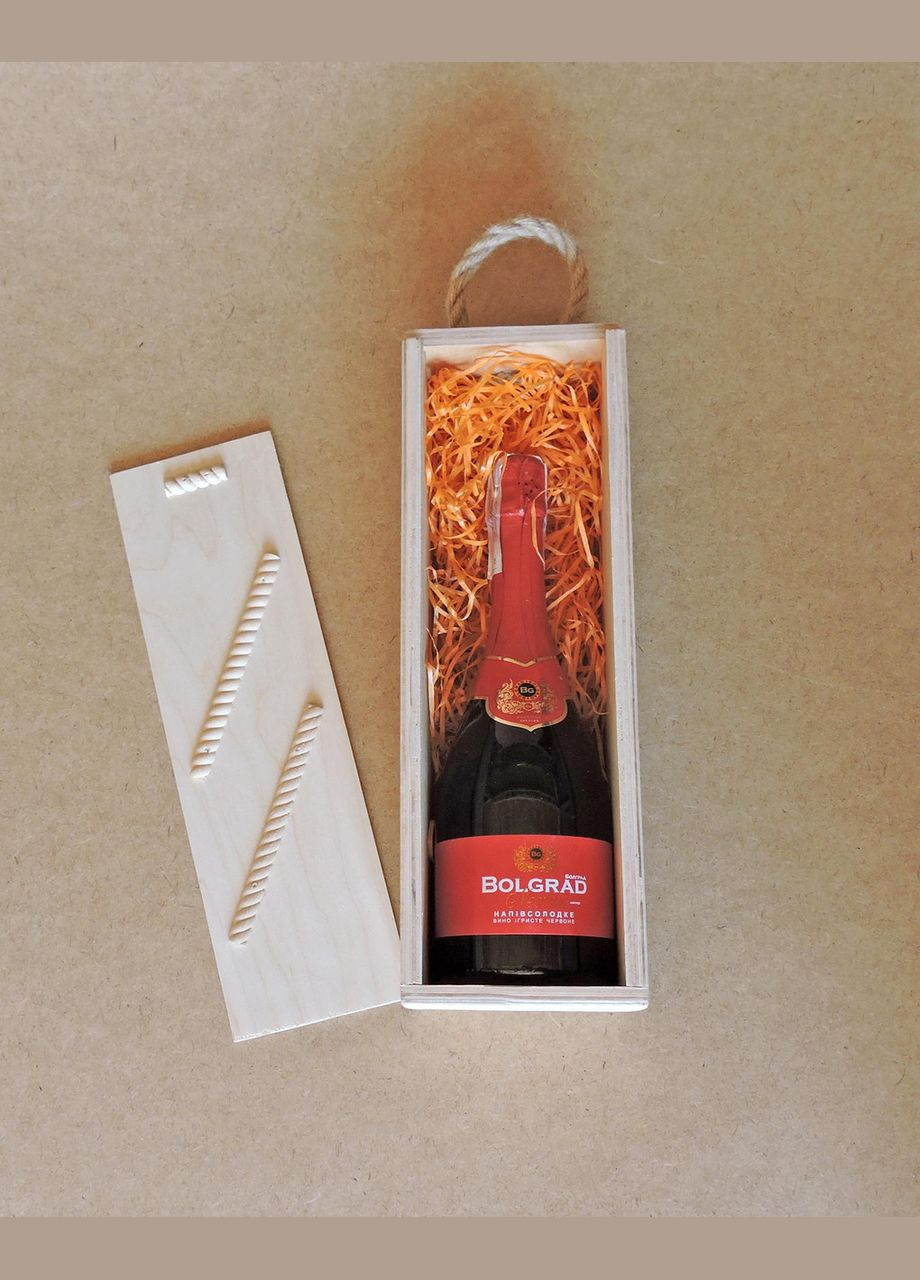 Подарункова коробка з дерева Палермо тип Г1 бланже (ПДУ-040801) No Brand (328911036)