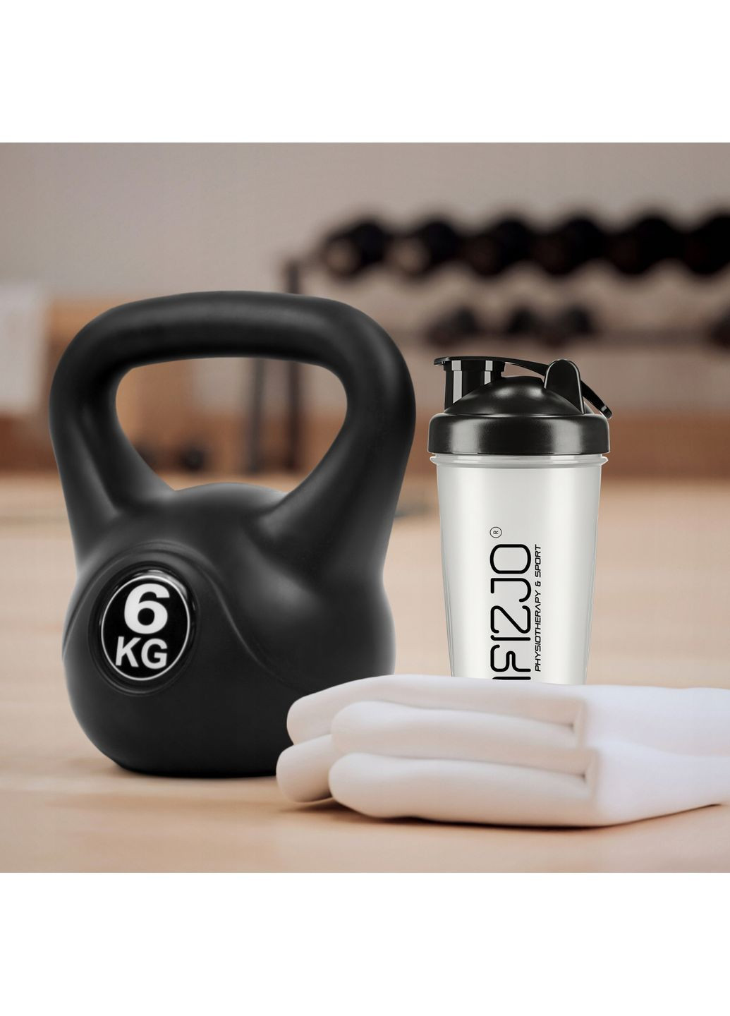 Шейкер спортивный PRO 650 мл White/Black (P-5905973407007) 4FIZJO (372925207)