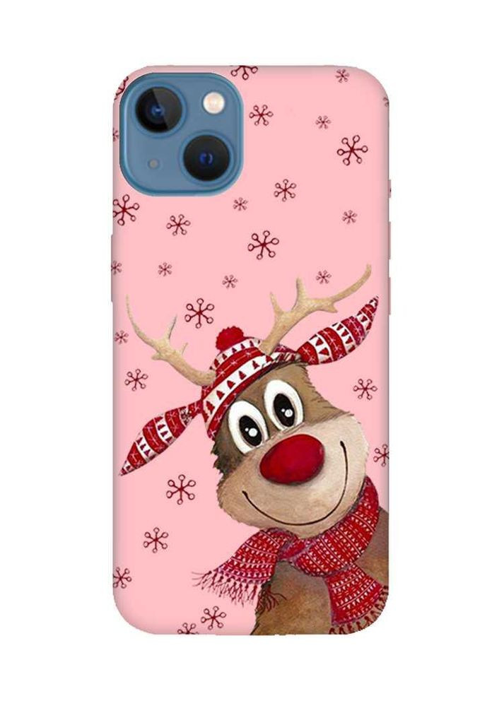 Матовый чехол на iPhone 13 Зимний олень (принт 149) Creative (362970629)