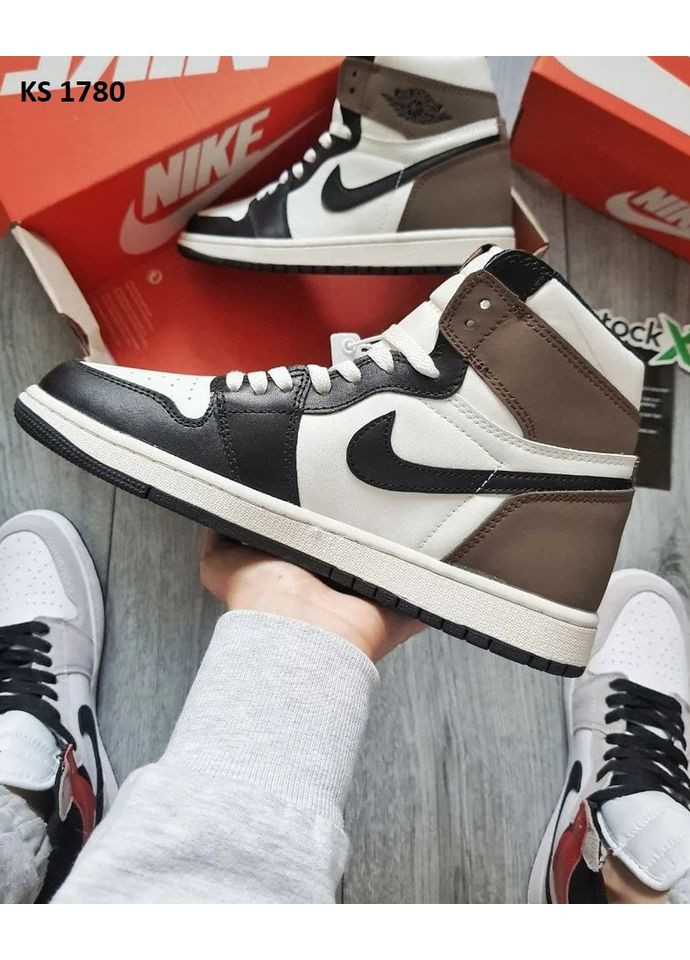 Цветные демисезонные кроссовки мужские nike air jordan 1 retro high og найк аир джордан No Brand