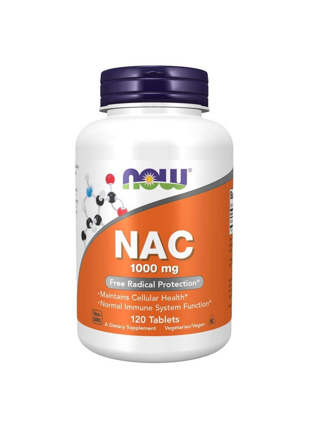 Аминокислота NAC 1000 mg, 120 таблеток Now (293338610)