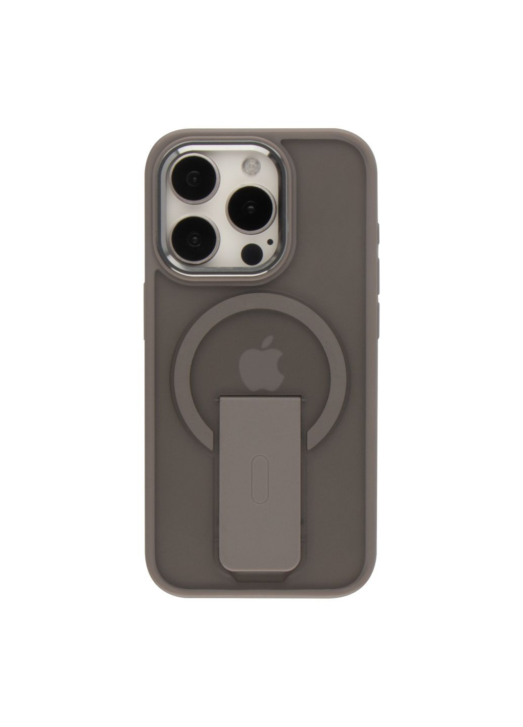 Чехол TPU+PC FlexGuard Magnetic Ring Stand для iPhone 13 Pro Max Цвет Titanium No Brand Apple iPhone 13 Pro Max 2021 (336940251)