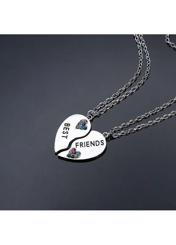 Парні кулони друзів Best Friends. Підвіски для найкращих друзів. Подвійні кулони на подарунок для двох 8023 No Brand (402247937)