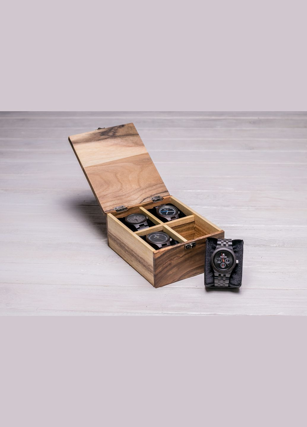 Коробочка для часов с именем на подарок EcoWalnut (295266090)