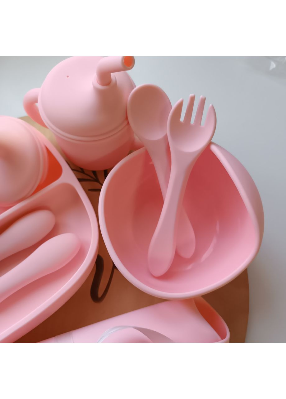 Набор посуды для малыша кварц 10 шт Посуда для самостоятельного кормления малыша (0201) No Brand (368999908)