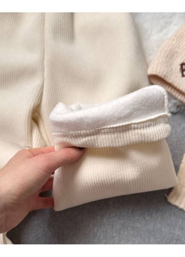 Штани утеплені вельветові для дівчинки 10953 No Brand (366871566)