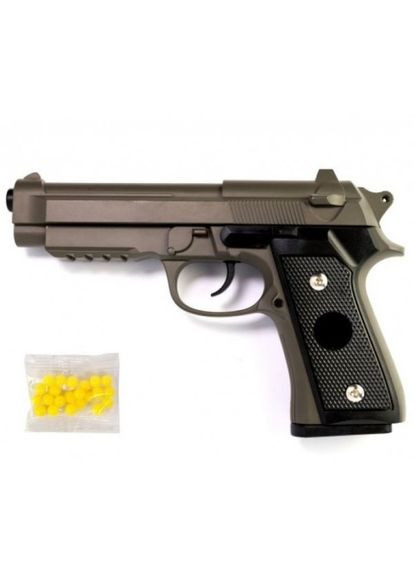 Страйкбольный Пистолет Beretta M92 V22 металл, пластик стреляет пульками 6 мм Vigor (370776288)