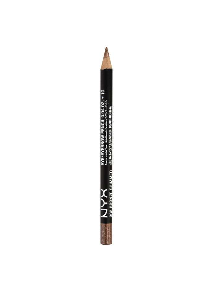 Олівець для очей Slim Eye Pencil BRONZE GLITTER (SPE932) NYX Professional Makeup (279364064)