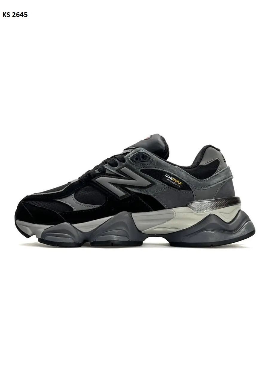 КРОСІВКИ ЖІНОЧІ NEW BALANCE 9060 BLACK GRAY НЬЮ БЕЛАНС 9060 No Brand чорні демісезони (368869309)