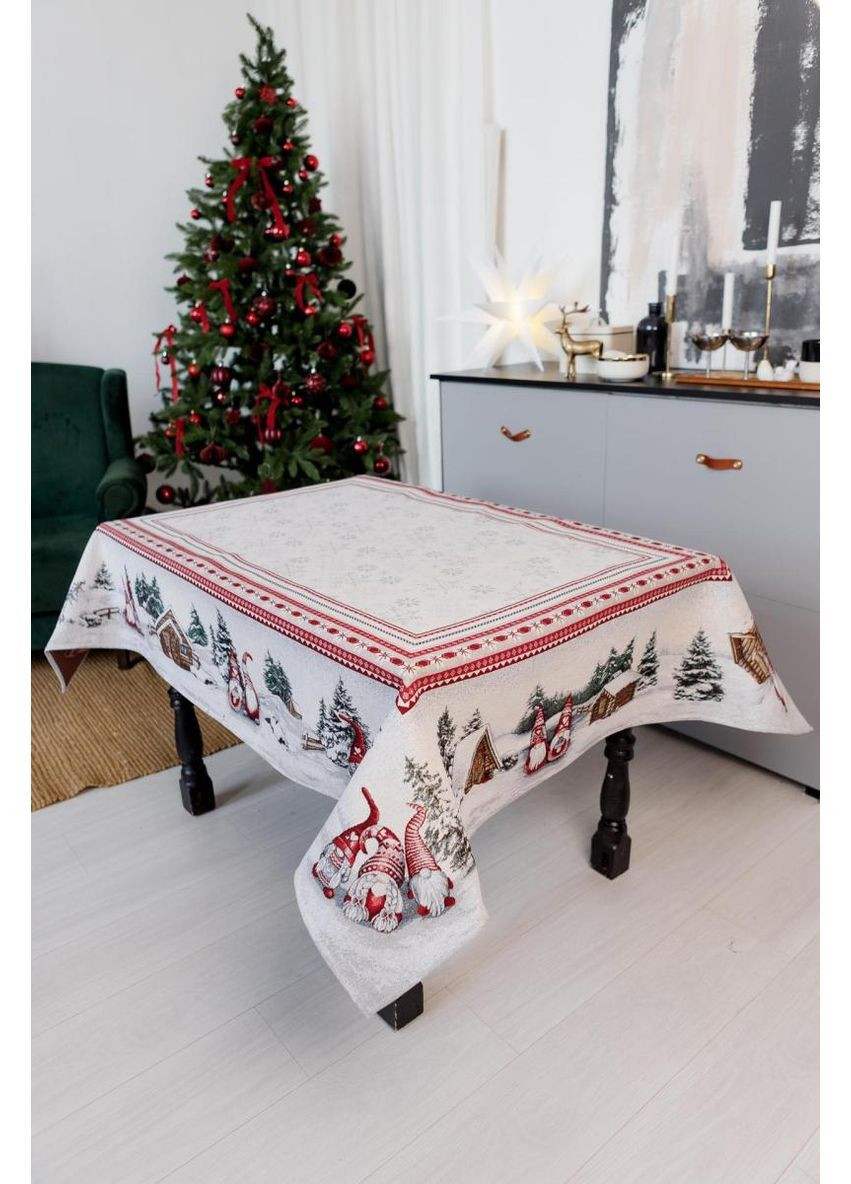 Скатертина гобеленова Snowfall 135х350 см Прованс (367261769)
