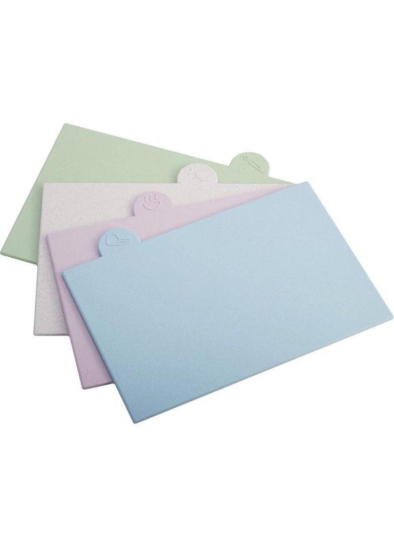 Набор 4 разделочных досок Black Marble 28х18х0.5см на горизонтальной подставке для ножей. Ofenbach (372172245)