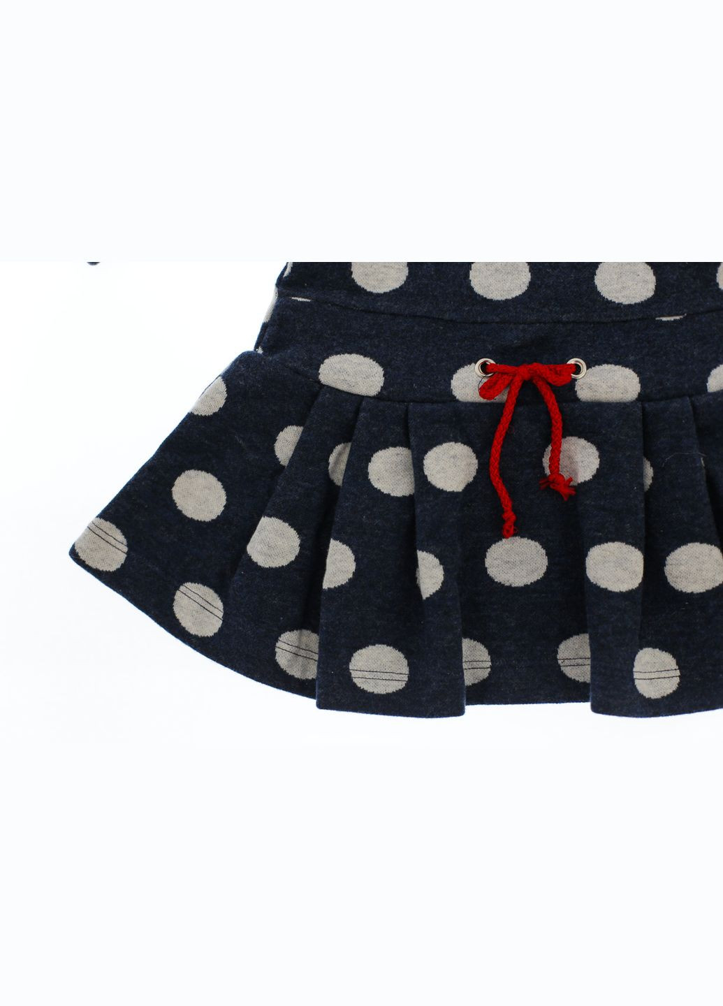 Синее платье с длинным рукавом флисовое в горошек синее 92 см (34707) BABYKROHA (323469935)