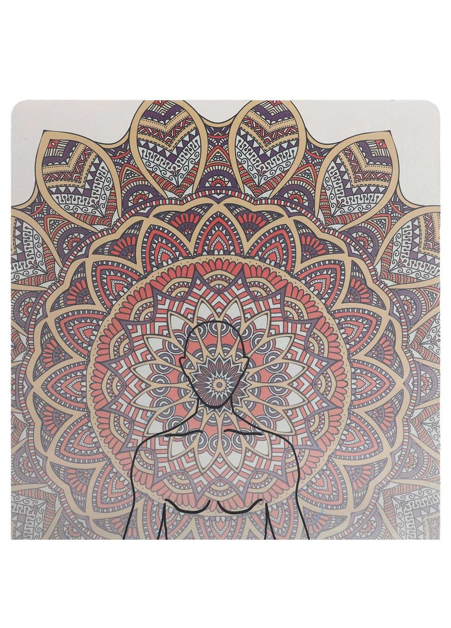 Коврик для йоги каучуковый замшевый FI-5662-24 Record (334304442)