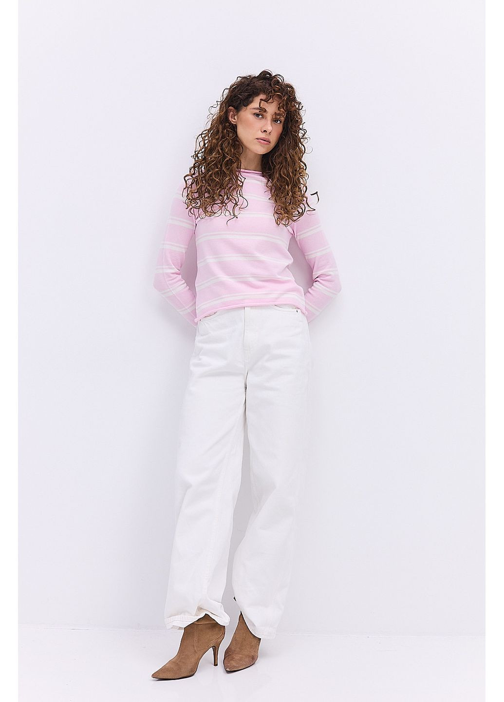 В`язана жіноча кофта в смужку Arjen (365564649)