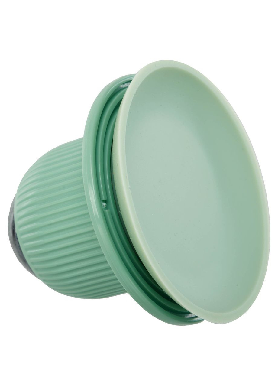 Масажер точковий ручний для тіла та обличчя з нефритовим шаром ø8см FI-0737 (пластик, силікон, ніфритова шар, оливковий) SP-Sport (361436025)