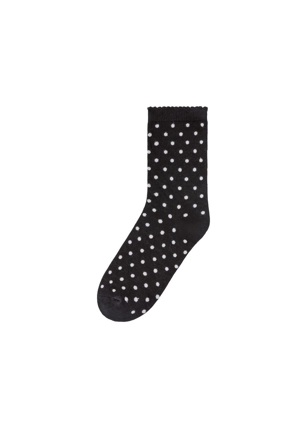 Шкарпетки високі для дівчинки 375126 чорний Pepperts (263428842)