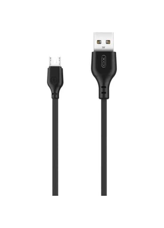 Дата кабель USB 2.0 AM to Micro 5P 2.0m 2.1A black (-NB103-BK) XO (399169254)