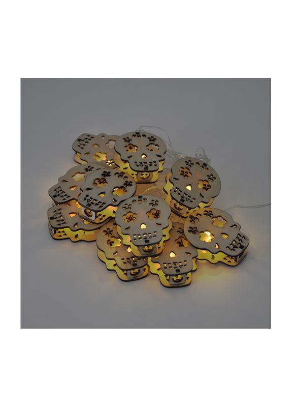 Гирлянды 10LED Metal (Scul), 1 режим, 2метра, прозрачная изоляция, BOX Voltronic (365751823)