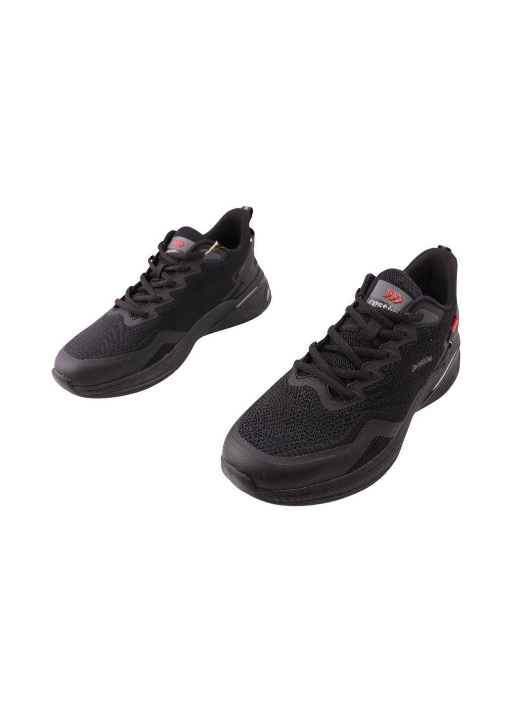 Чорні кросівки чоловічі чорні текстиль Restime 278-24LK