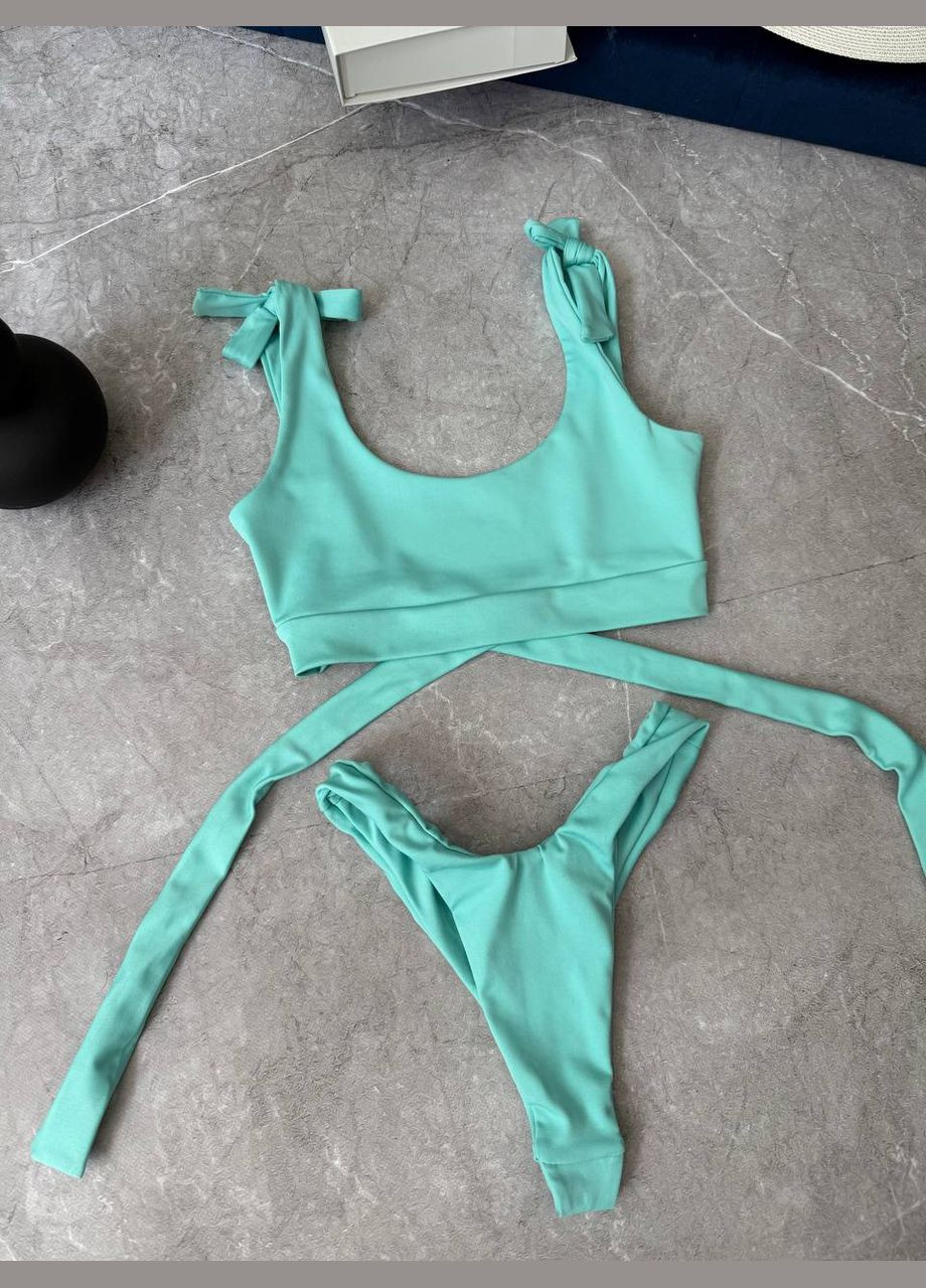 Бірюзовий купальник No Brand