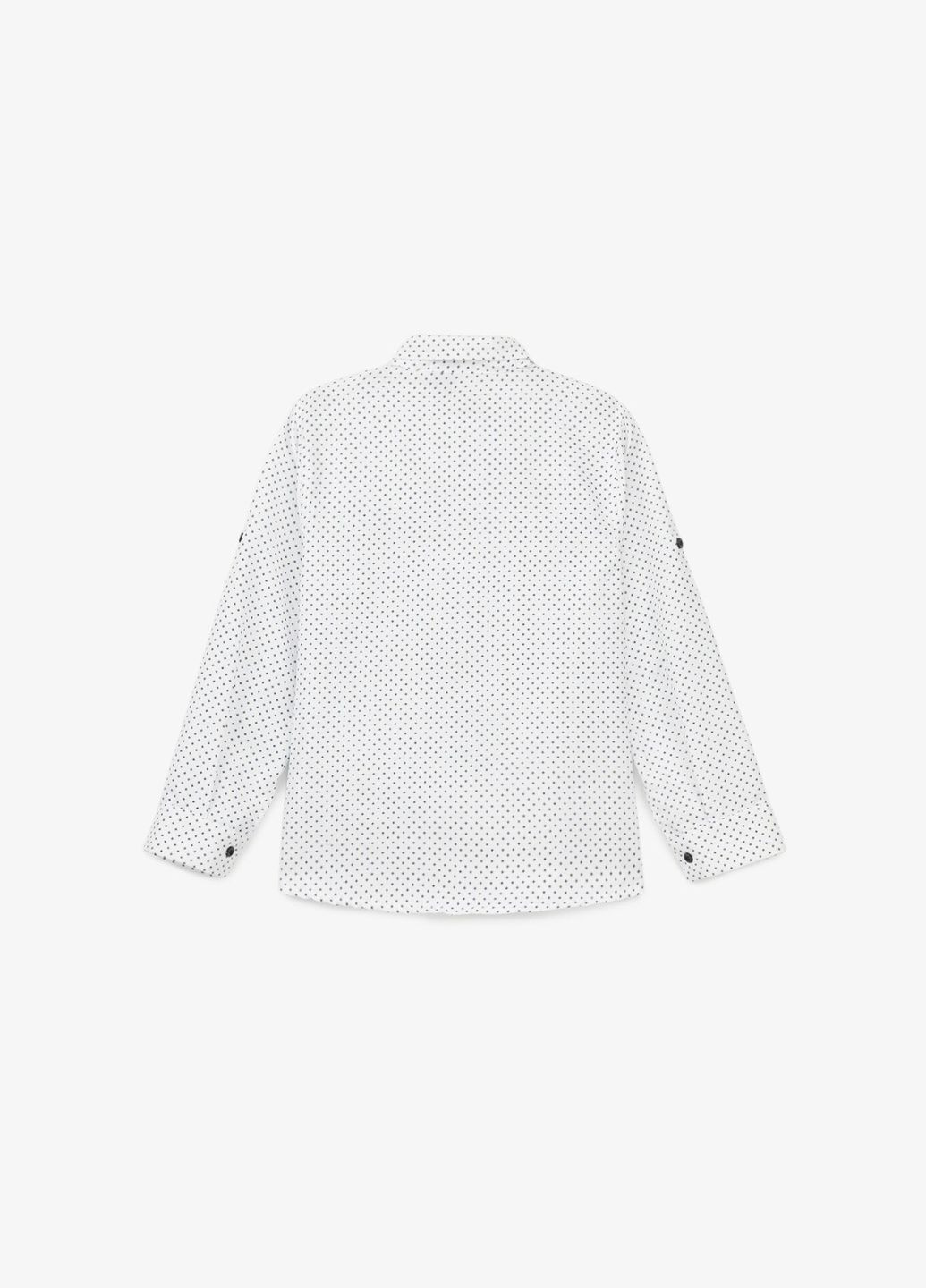 Белый демисезонный костюм рубашка+брюки для мальчика 4018 116 см белый shop (2000999217814) Pitiki