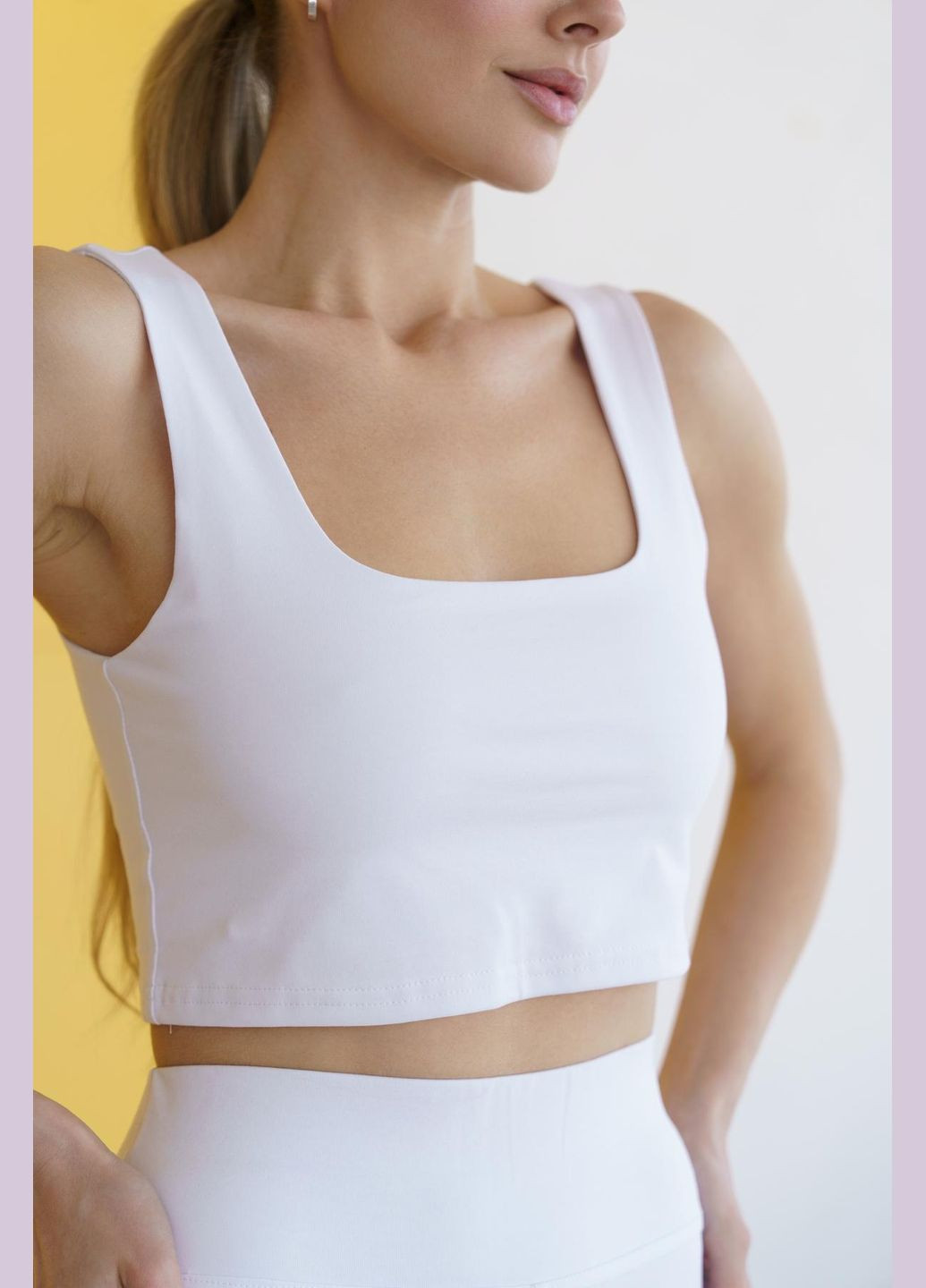 Комплект жiночий лосини + топ "Eva" білий Intruder (329911184)