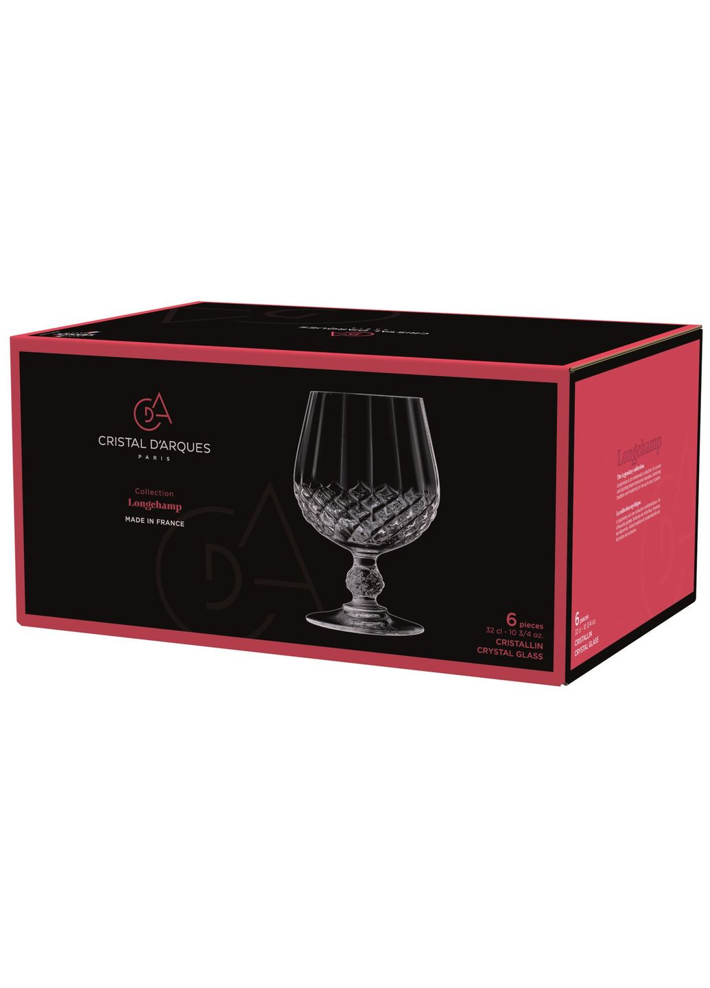 Набор бокалов для бренда CD'A Longchamp 320 мл x 6 шт. (L9755) Cristal d'Arques (336948444)