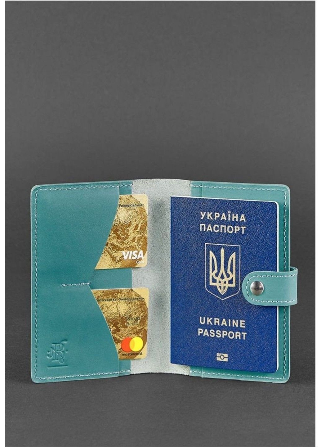 Обкладинка для паспорта зі шкіри 3.0 «Інді» bn-op-3-nn-ls BlankNote (293056364)