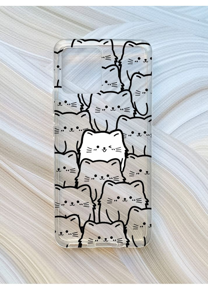 Чехол на Motorola Moto G72 Котики (принт 392) CASE CONTROL (360662486)