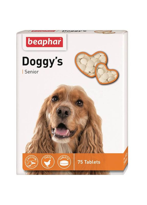 Витамины для пожилых собак Doggys Senior - 75 шт. Beaphar (327055958)