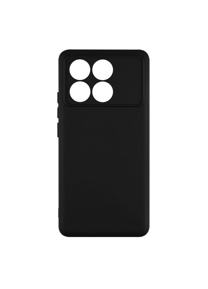 Чохол Silicone Cover Full Camera для Xiaomi Poco X6 Pro 5G Black No Brand (316675353)
