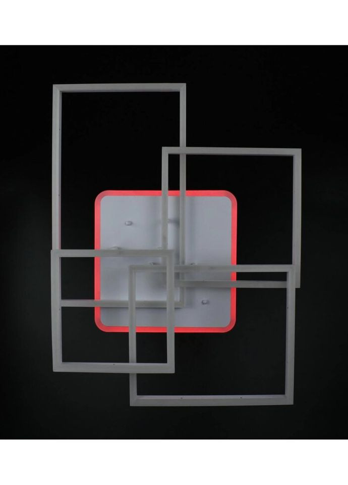 Люстра светодиодная потолочная LED светильник для квартиры на потолок лэд с пультом 26100 Белый 17х56х71 см. Sunnysky (324395932)