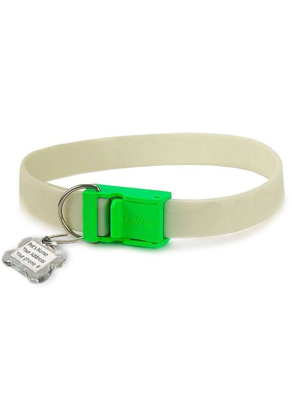 Нашийник, що світиться, з силікону для собак FurEver Brite Safety Collar 61 см (87717904586) Davis (327054570)