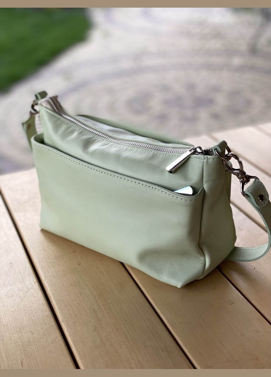 Компактна сумка на блискавці з карманом рожева 1817 1607 ARTiS Bags Сумка (332767869)