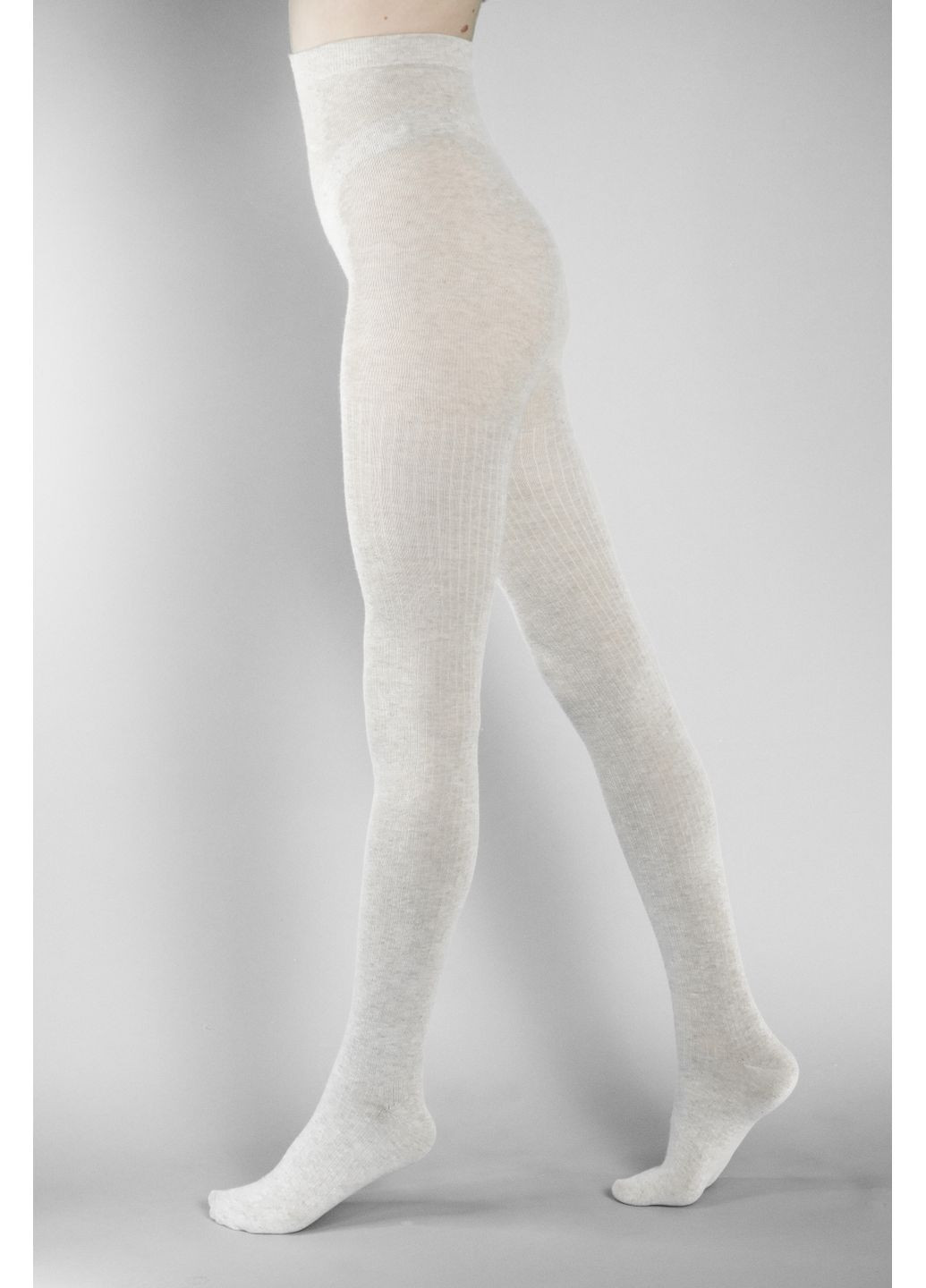 Колготки жен. хлопчатобумажные EL COTTON 300 "рубчик", р.2, beige Elegante EL COTTON 300/1 "рубчик" (358644591)