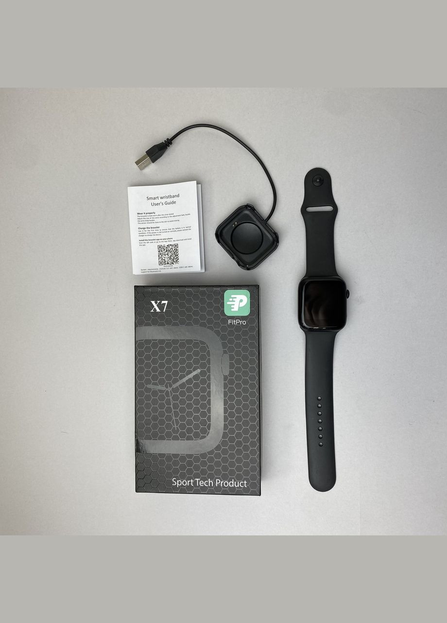 Розумний годинник Smart Watch X7 чорний No Brand (289872532)