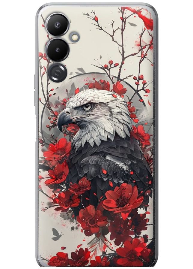 Силиконовый чехол 'Рубиновый орел' для Endorphone Tecno Pova 4 LG7n (291128845)