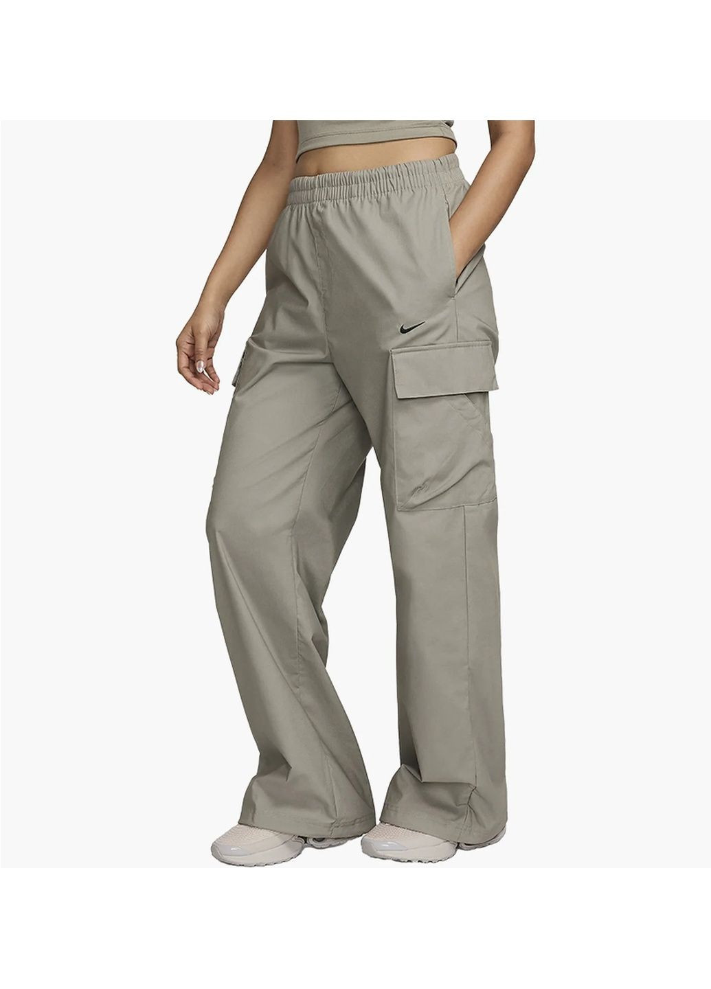 Штани жіночі Sportswear Everything Wovens Mid-Rise Cargo Pants Grey Nike (364837359)