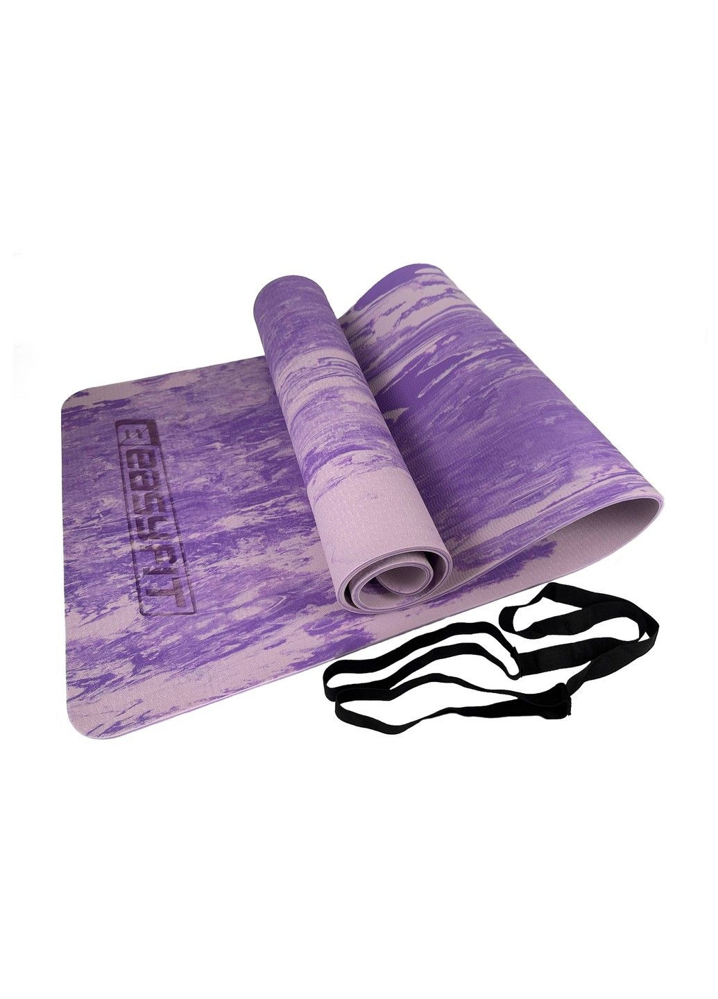 Коврик для йоги и фитнеса s-EVA Mat 8 мм EF-1911-V Violet EasyFit (295547944)
