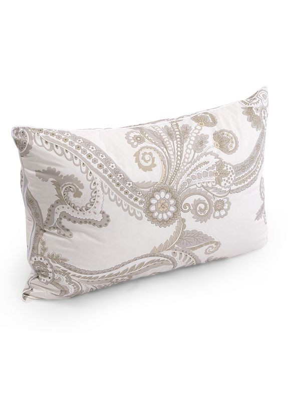 Подушка 50x70 - Luxury силіконова тик бежева (22747) Руно (307413862)