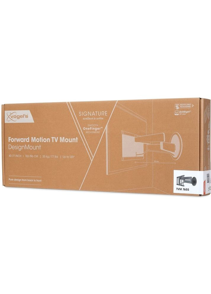 Крiплення настiнне TVM 7655 DesignMount Біле Vogels (373639327)