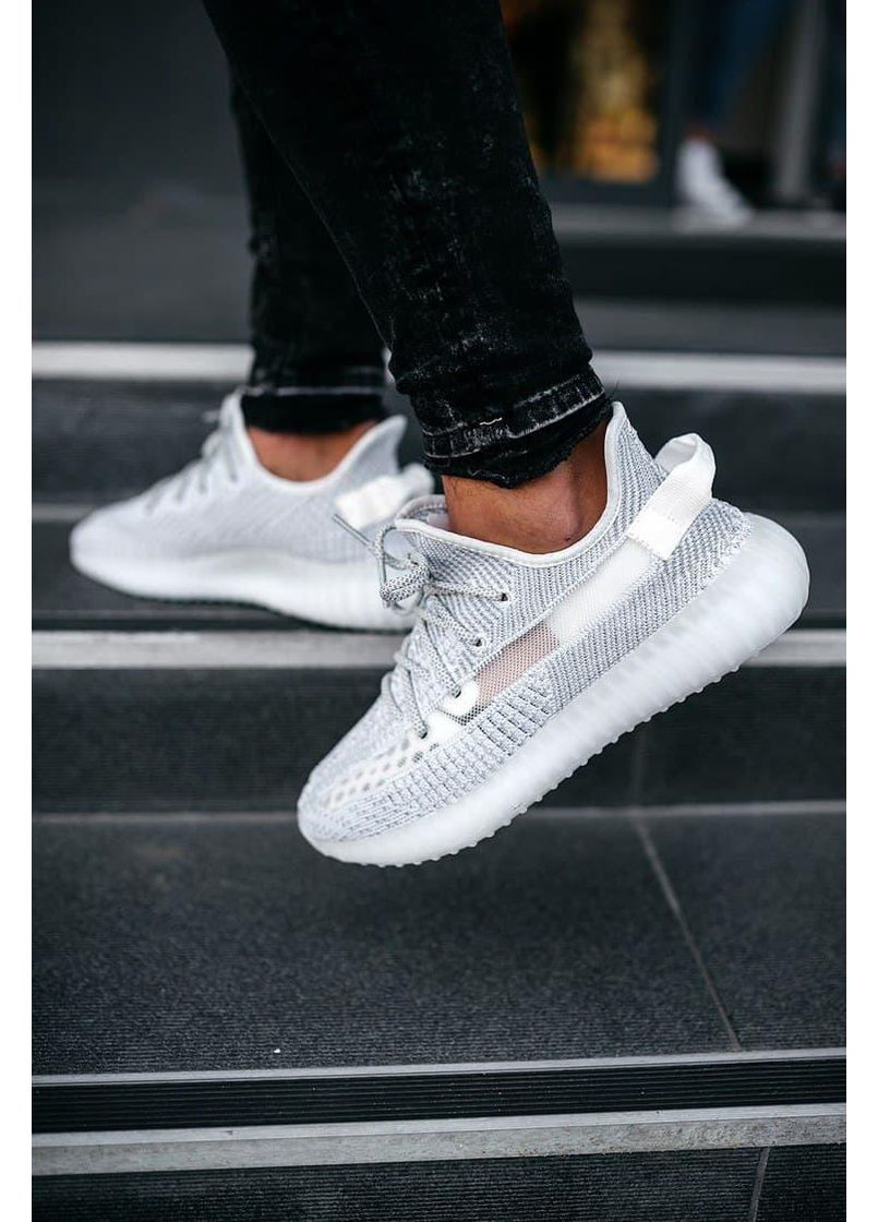 КРОСІВКИ ЖІНОЧІ ADIDAS YEEZY BOOST 350 V2 STATIC FULL REFLECTIVE АДІДАС ІЗІ БУСТ No Brand сірі демісезони (367167994)