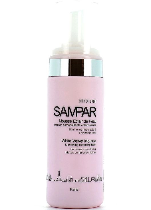Пінка для очищення шкіри та демакіяжу City Of Light White Velvet Mousse 150ml (1114614-43278507) Sampar (368906026)