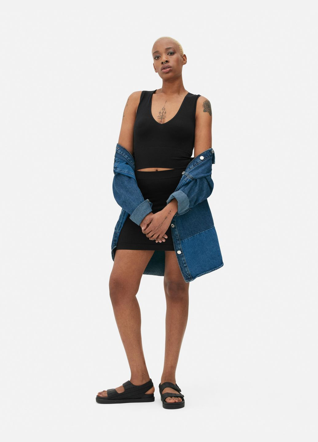 Топ sport,черный, Primark (329850332)