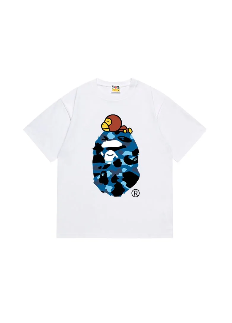 Комбінована чоловіча футболка bape No Brand