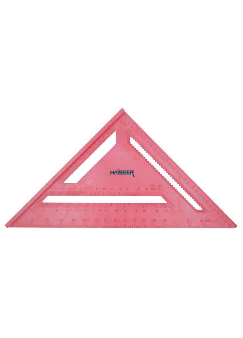 Угольник плотника пластиковый 300 мм 24374 (136762) Haisser (316461014)